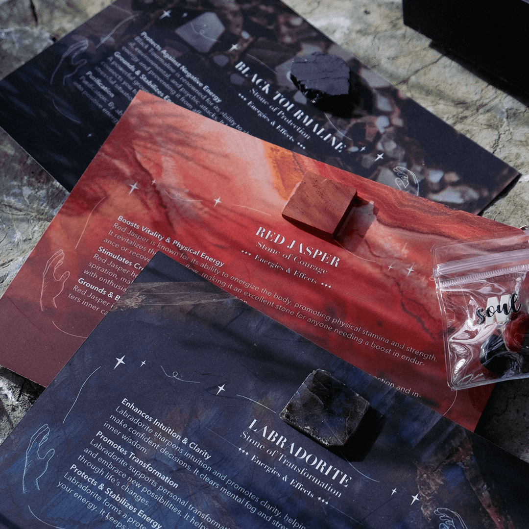 2025-2026 Winter Crystal Desk Calendar + Mini Energy Keychain Set